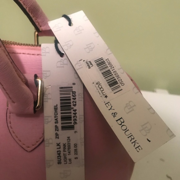 Dooney and Burke Zip Satchel with Dusk Bag - Picture 2 of 8